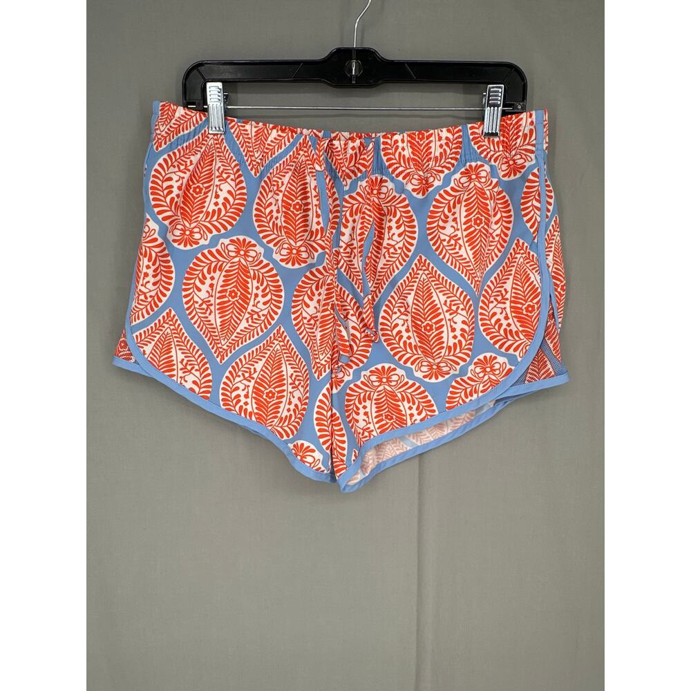 Gretchen Scott Shorts Womens XS Orange Lined Performance Stretch Drawstring